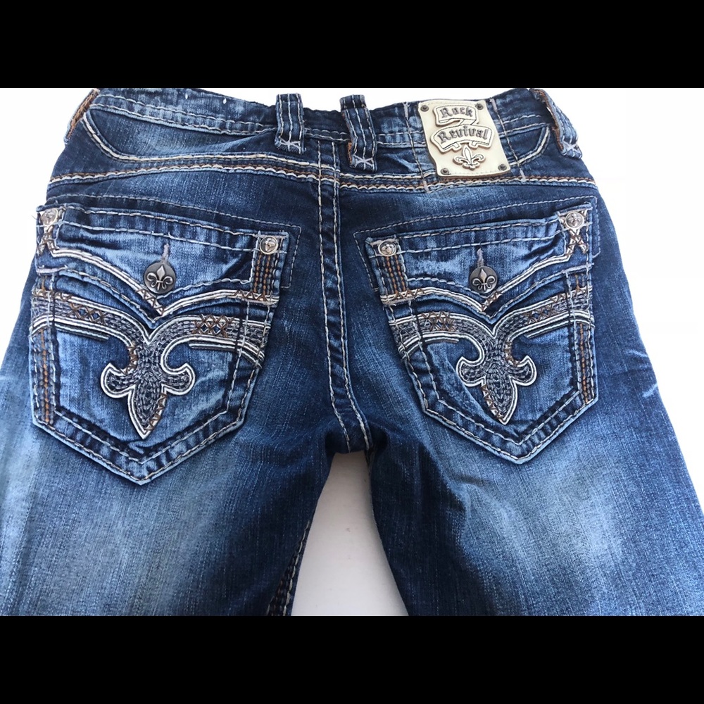 Men Rock Revival Jeans